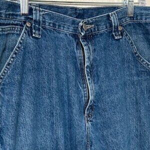 Men's Wrangler Carpenter Jeans 100% Cotton Medium Wash